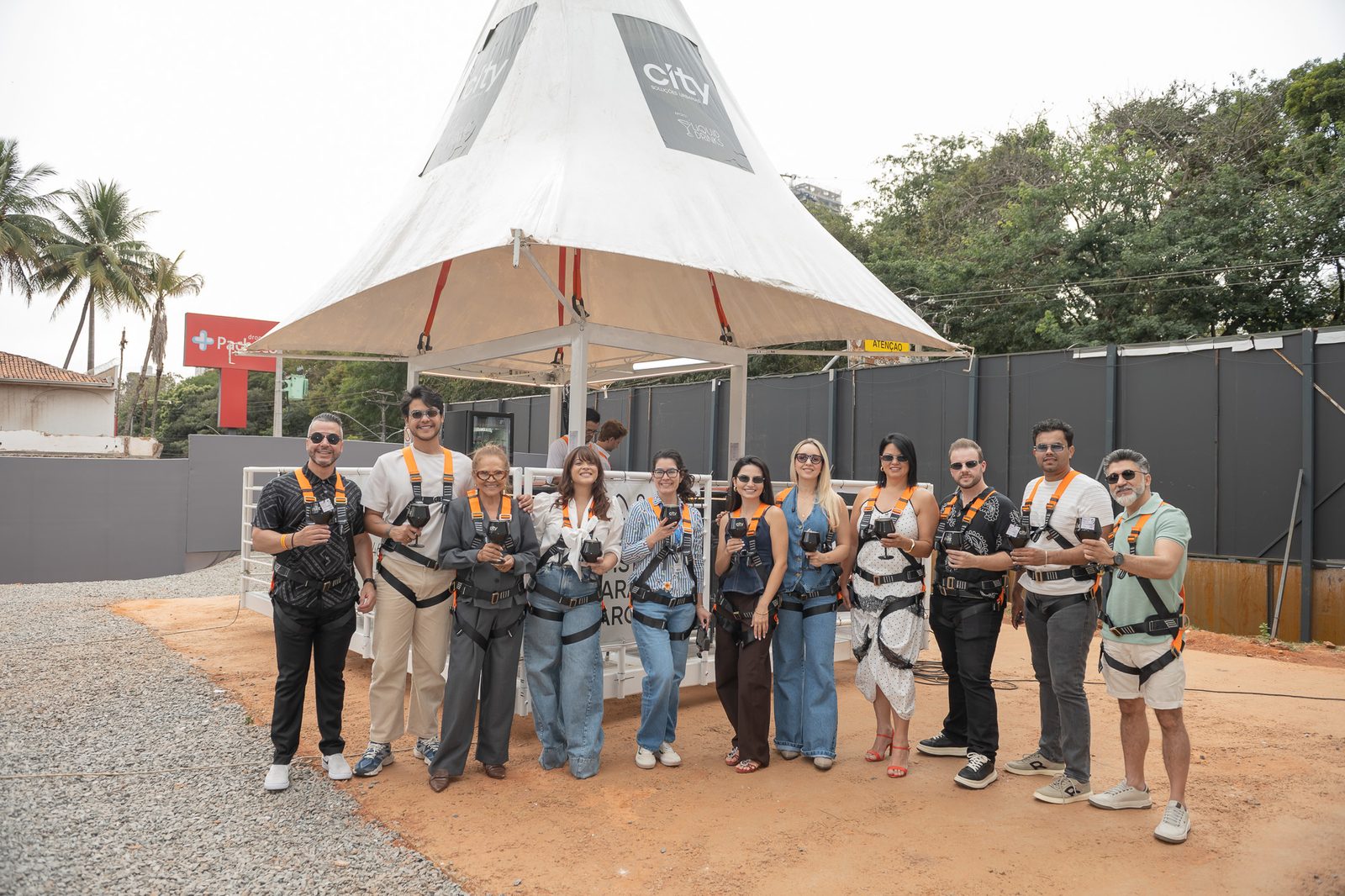 CITY Drink in the Sky — ativação de marca em altura para incorporadora